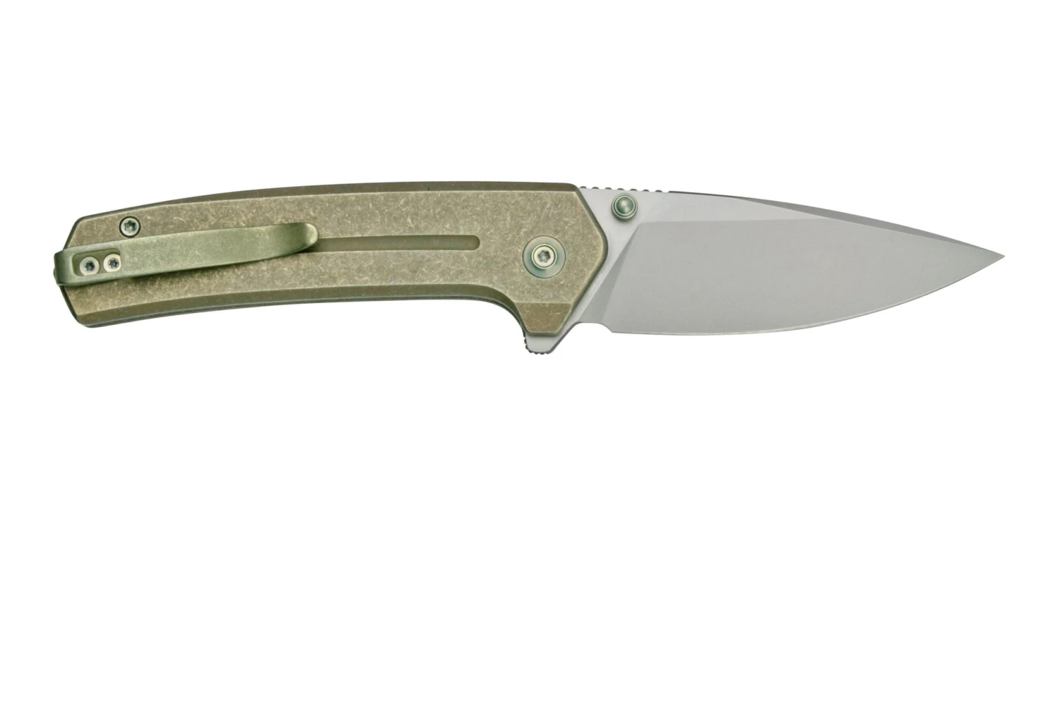 WE Knife Culex WE21026B-5, Green Titanium Navaja 4 WE Knife Culex WE21026B-5, Green Titanium Navaja - Imagen 2