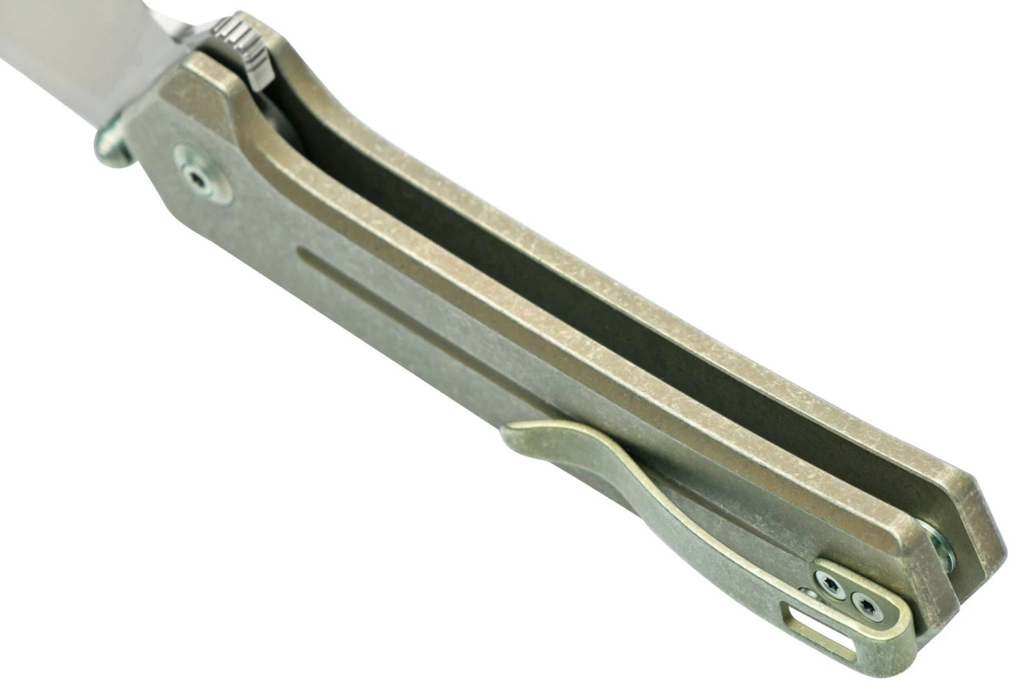 WE Knife Culex WE21026B-5, Green Titanium Navaja 7 WE Knife Culex WE21026B-5, Green Titanium Navaja - Imagen 5