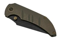 WE Knife Riff-Raff Bronze Titanium, Blackwashed CPM 20CV WE22020B-1 Navaja, Diseño De Matt Christensen -Viper Ventas WKWE22020B 1 06 weknife