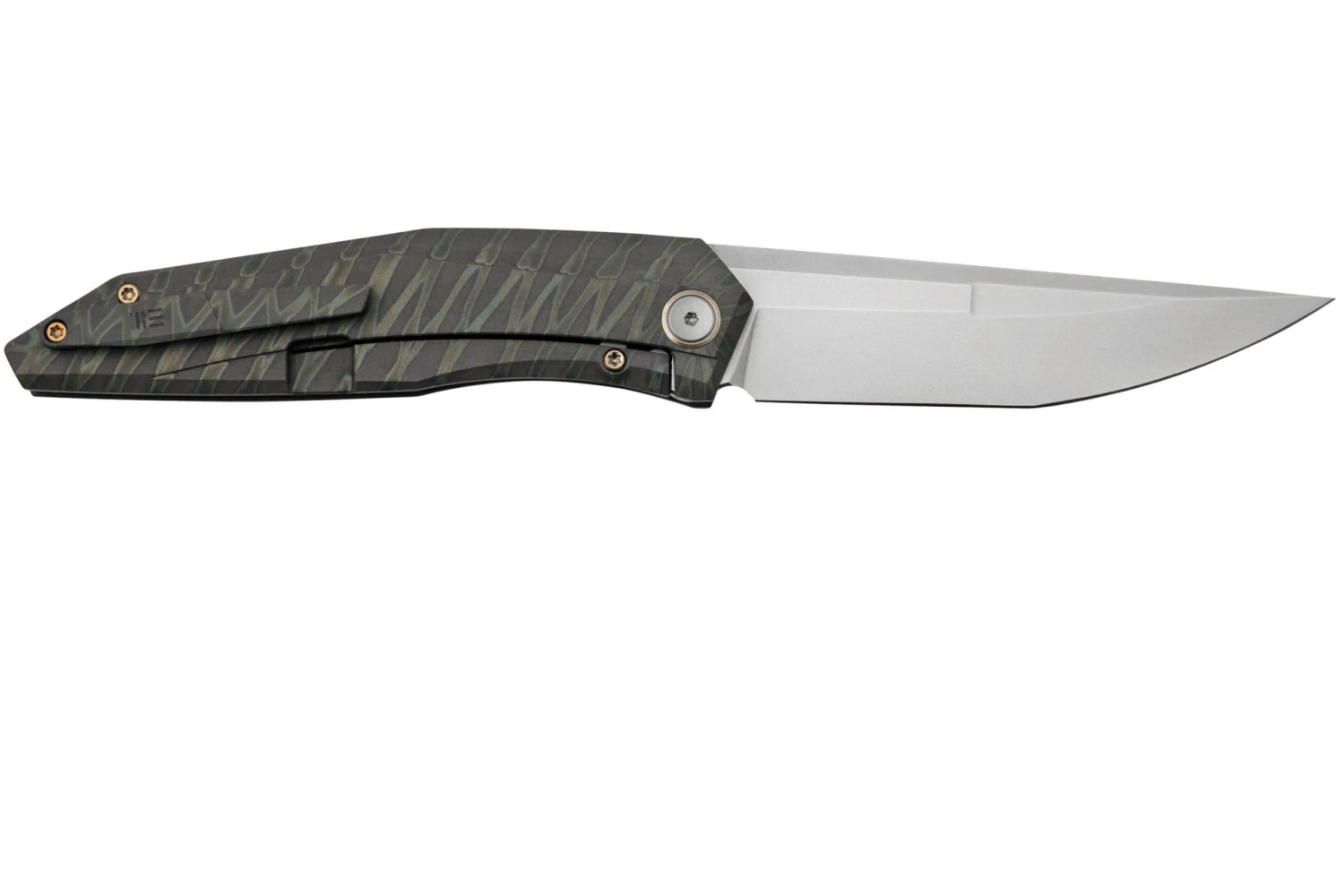 WE Knife Cybernetic WE22033-3 Tiger Stripe Pattern Flamed Titanium, Bead Blasted Limited Edition, Navaja 4 WE Knife Cybernetic WE22033-3 Tiger Stripe Pattern Flamed Titanium, Bead Blasted Limited Edition, Navaja - Imagen 2