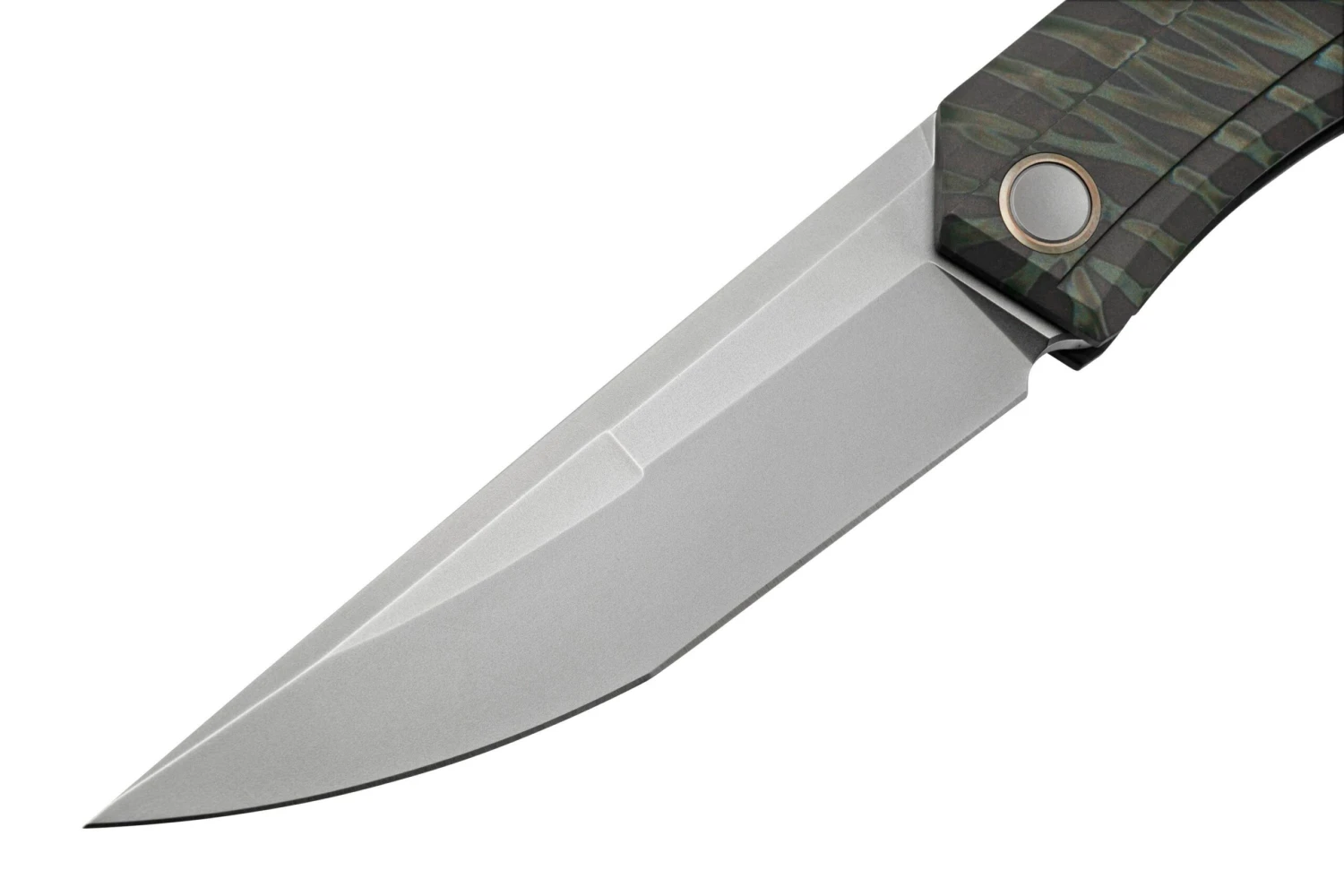 WE Knife Cybernetic WE22033-3 Tiger Stripe Pattern Flamed Titanium, Bead Blasted Limited Edition, Navaja 5 WE Knife Cybernetic WE22033-3 Tiger Stripe Pattern Flamed Titanium, Bead Blasted Limited Edition, Navaja - Imagen 3